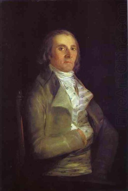 Francisco Jose de Goya Portrait of Andres del Peral china oil painting image